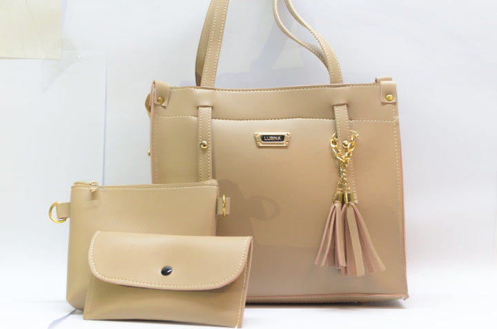 3-in-1 LUBNA Branded Hand Bags. - Urban Style Bags